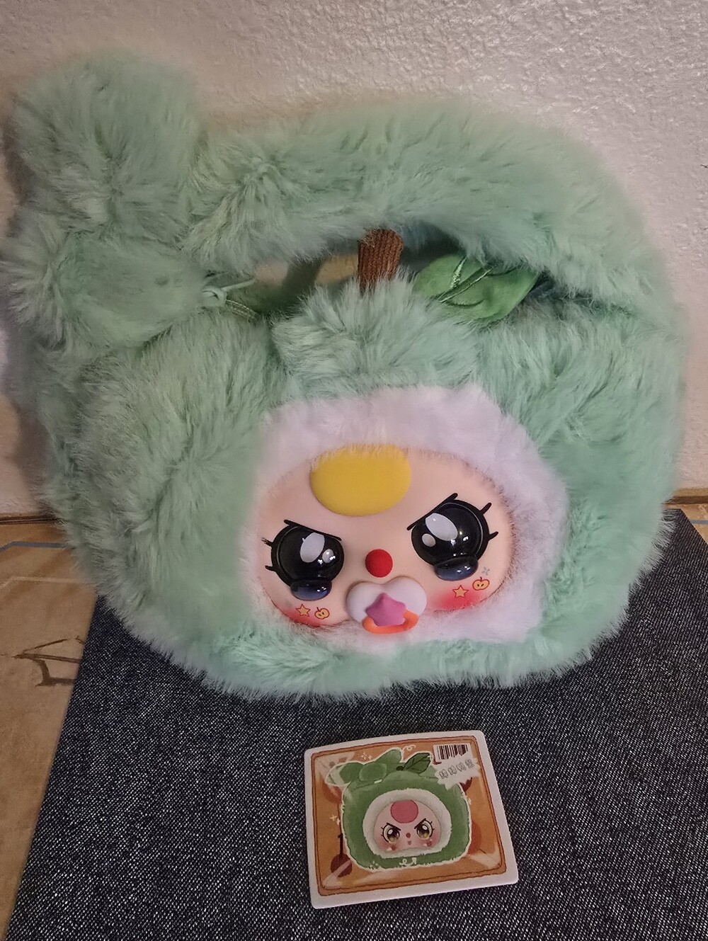 Baby Three Fruit Handbag With Special Crying Eyes And Paci